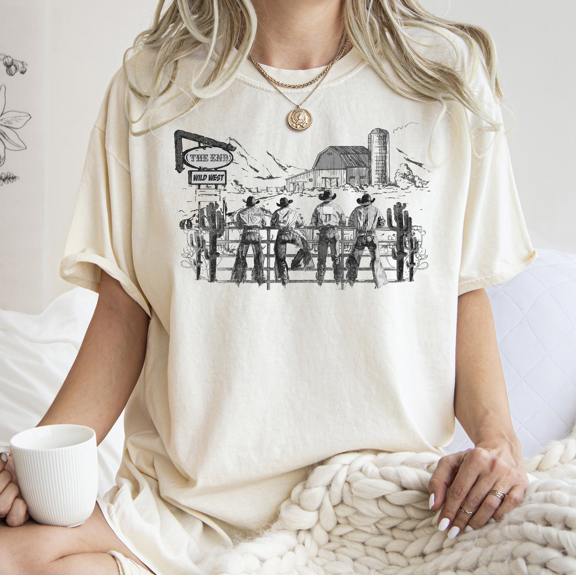 Cowboys, Ranch, Cowgirls, Cute, Western, Country, Tshirt Comfort Colors T-Shirt