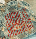 Underground Original Design: American Sweetheart, Camo Western Boxy Cotton TShirt